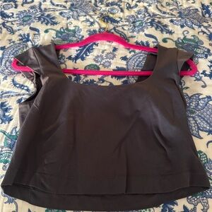 Garage Black Crop Top